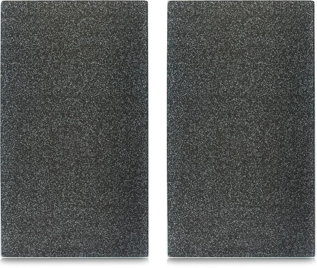 ZELLER PRESENT Schneide- und Abdeckplatte Granit Anthrazit ESG-Sicherheitsglas