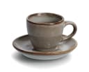 ZELLER Espressotasse Set 8-teilig Taupe Keramik Bild 3