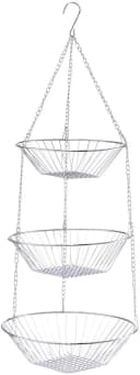 ZELLER PRESENT Hängekorb 3-fach Silber Metall Bild 3