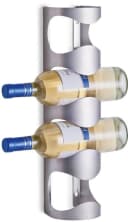 ZELLER PRESENT Flaschenregal Wandhalter Silber Edelstahl Bild 2