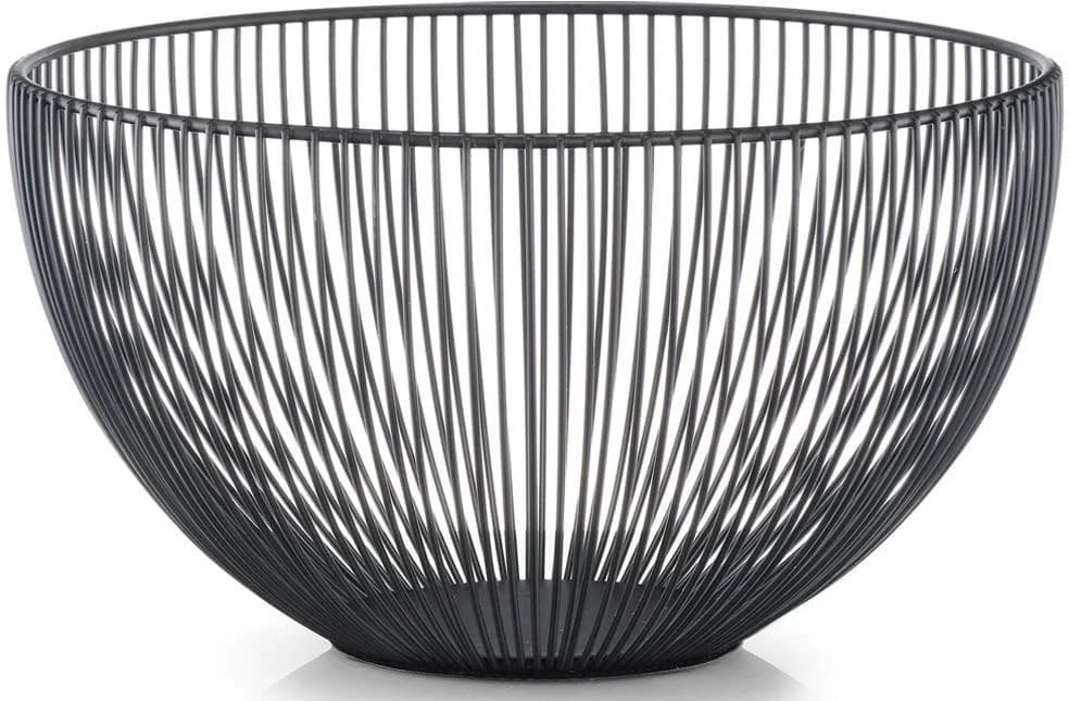 ZELLER Obstschale PRESENT Schwarz Metall Modern