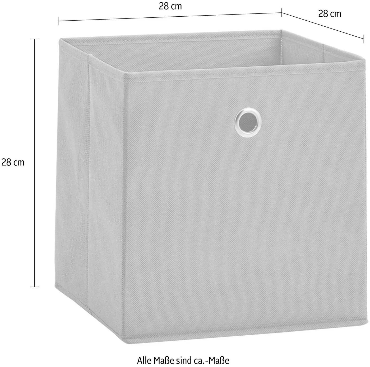 Zeller Present Aufbewahrungsbox Set Grün Vlies Faltbar - Bild 3