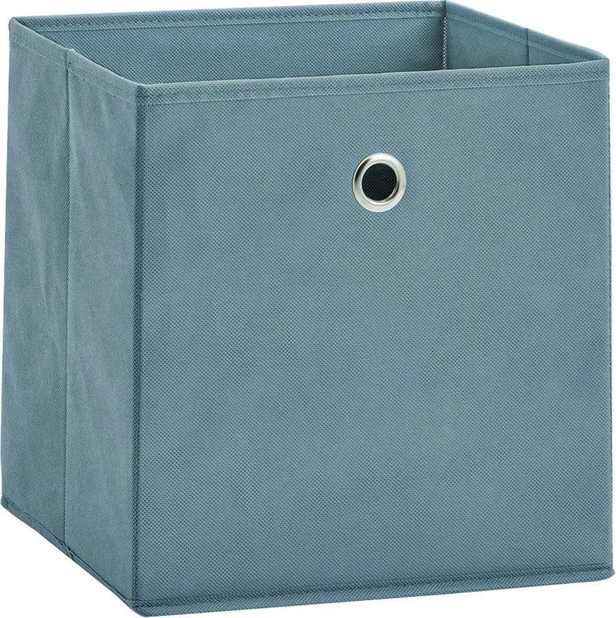 Zeller Present Aufbewahrungsbox Set Blau Vlies Faltbar