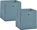 Zeller Present Aufbewahrungsbox Set Blau Vlies Faltbar Bild 4