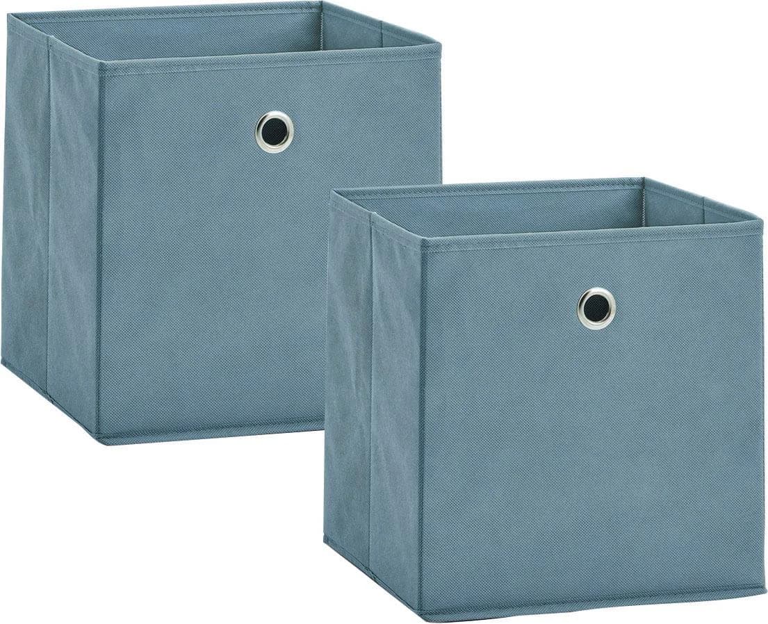 Zeller Present Aufbewahrungsbox Set Blau Vlies Faltbar - Bild 4