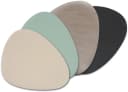 ZELLER PRESENT Platzset Set 6-tlg. Beige Kunstleder Curve Design Bild 1