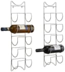 Zeller Present Flaschenregal Set 2-tlg. Silber Metall Bild 3