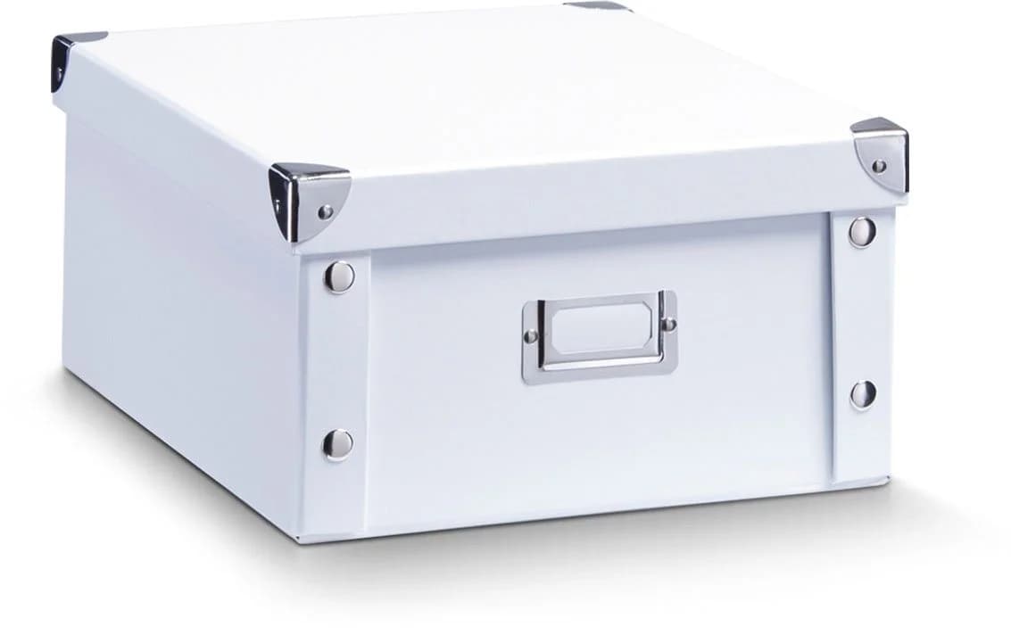 Zeller Present Aufbewahrungsbox Weiß 2er Set Faltbar - Bild 2