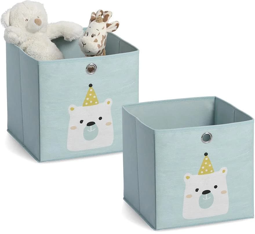 Zeller Present Icebear Aufbewahrungsbox Mint Platzsparend Klappbar - Bild 2