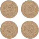 Zeller Present Platzset 4-tlg. Wasserhyazinthe Beige Rund 38cm Bild 1