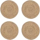 Zeller Present Platzset 4-tlg. Wasserhyazinthe Beige Rund 38cm Bild 2