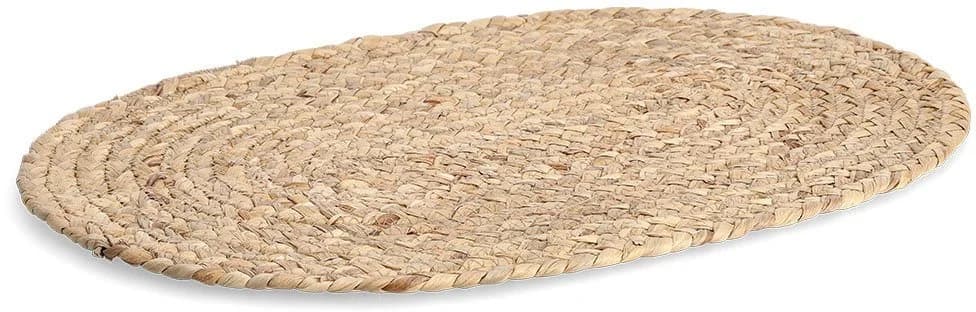 ZELLER PRESENT Platzset Set 4-tlg. Oval Beige Natur Abwischbar - Bild 3