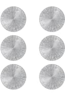 Zeller Present Platzset Silber Rund 38cm Festlich Bild 3