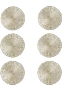 Zeller Present Platzset Gold Rund 38 cm Feierlicher Look Bild 2