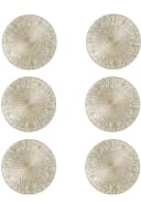 Zeller Present Platzset Gold Rund 38 cm Feierlicher Look Bild 3