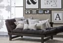 APELT Dekokissen Grau Jacquardmotiv 40x40 cm Polyester Bild 1