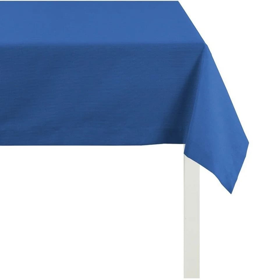 Tischdecke Apelt 4362 Rips - UNI Blau 100x100 cm Polyester-Baumwolle - Bild 2
