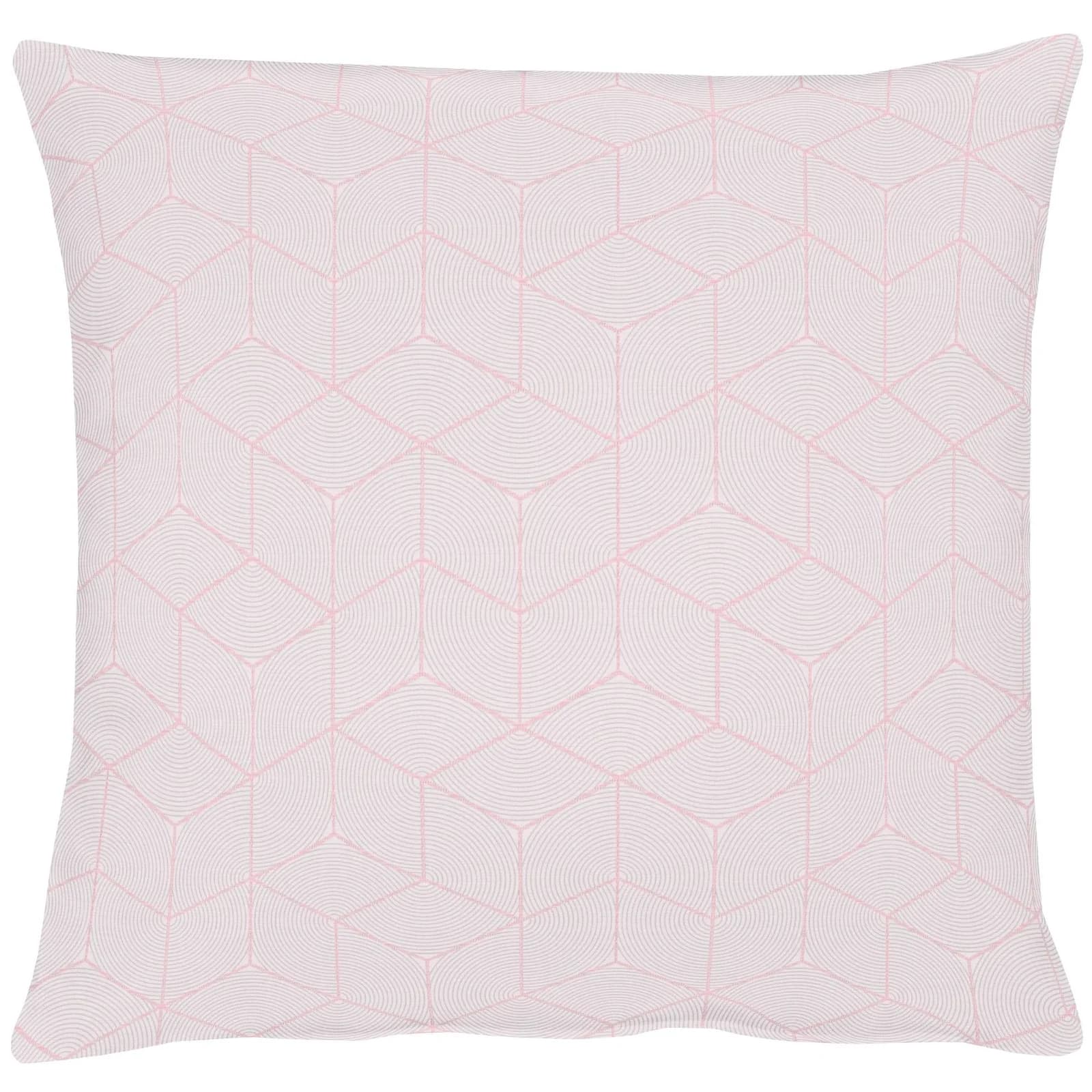 APELT Dekokissen 7901 Uni Fleck Rosa 39x39cm mit Füllung