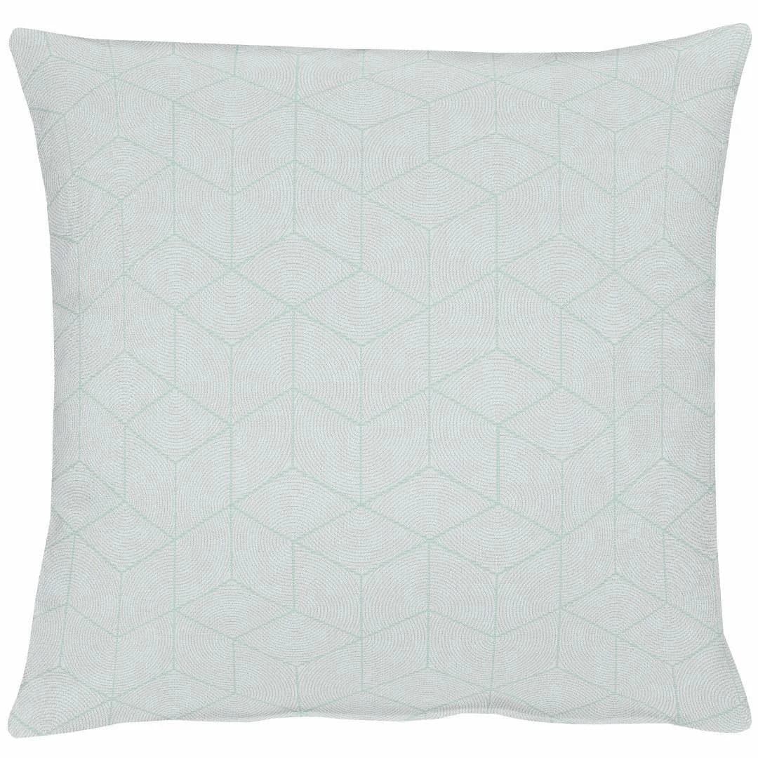 APELT Dekokissen 40x40 cm Türkis Blau Kissenhülle LOFT-STYLE