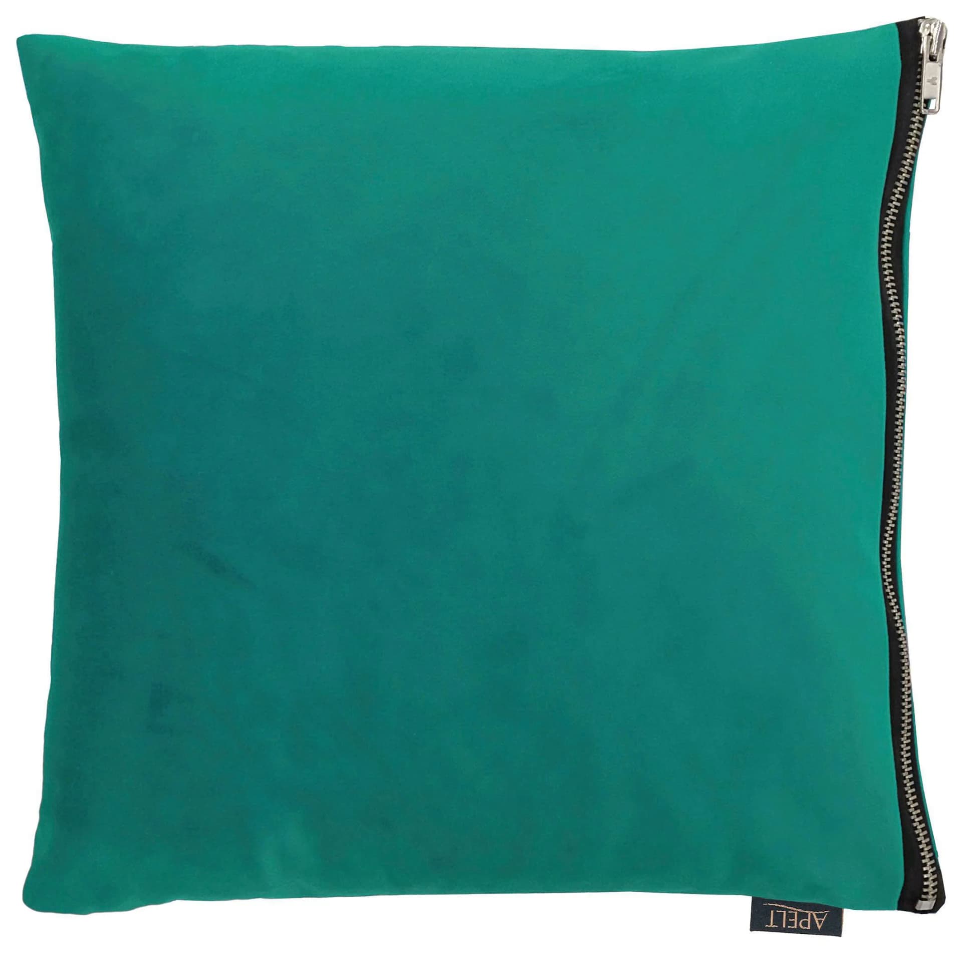 APELT Dekokissen TASSILO Petrol Samt 45x45 cm mit Füllung