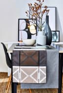 APELT Tischläufer Verona Loft Style Jacquard Beige Braun Grau Bild 1