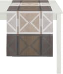 APELT Tischläufer Verona Loft Style Jacquard Beige Braun Grau Bild 2