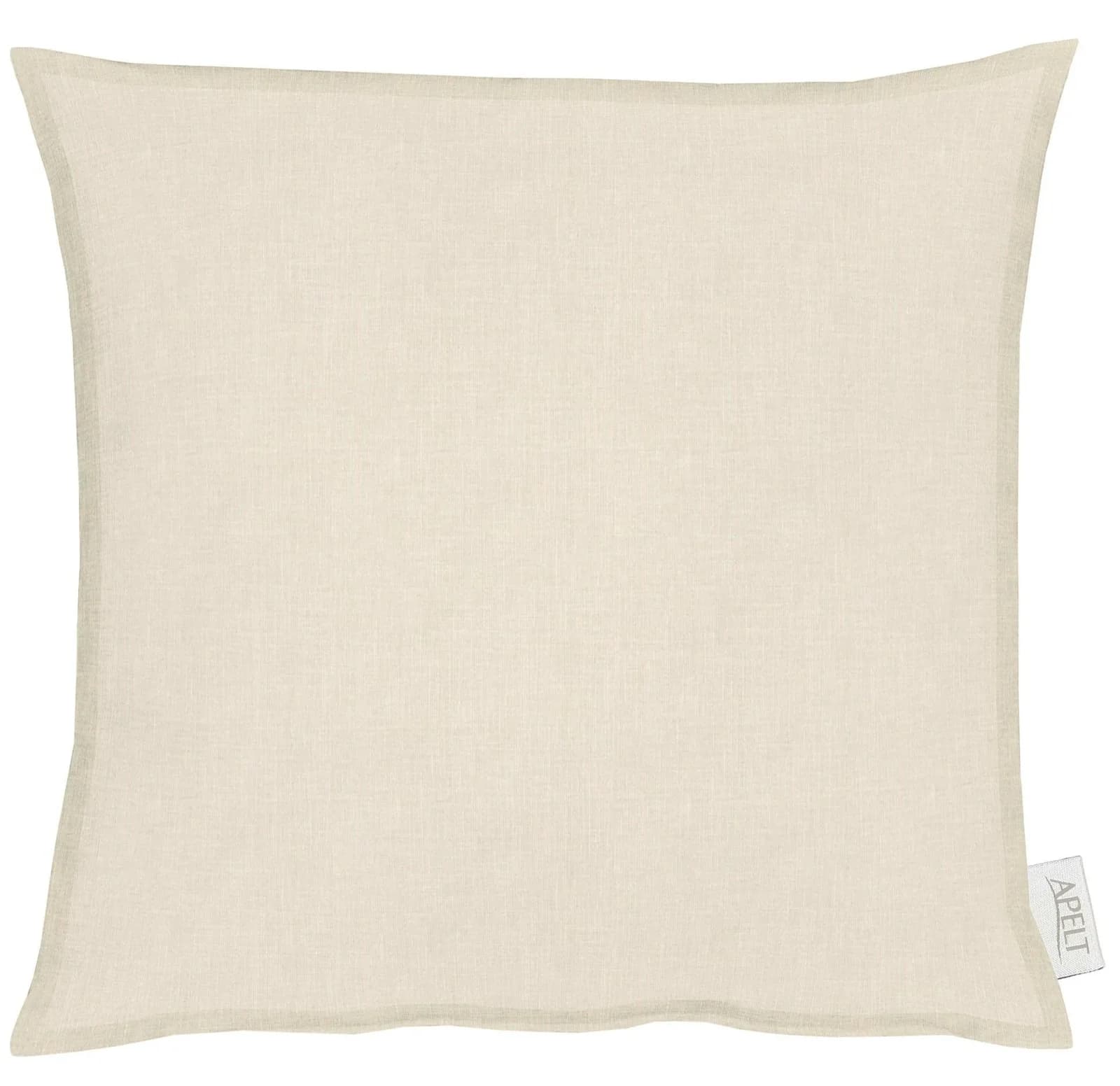APELT Dekokissen ALASKA 40x40 cm Beige Uni Kissenhülle