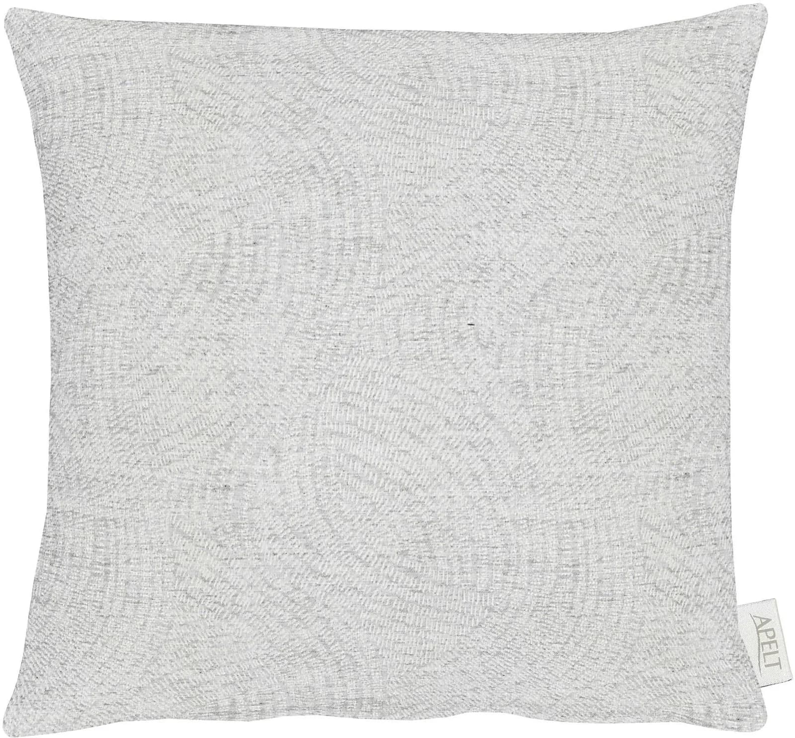 APELT Dekokissen 40x40 cm Hellgrau Kissenhülle Polyester