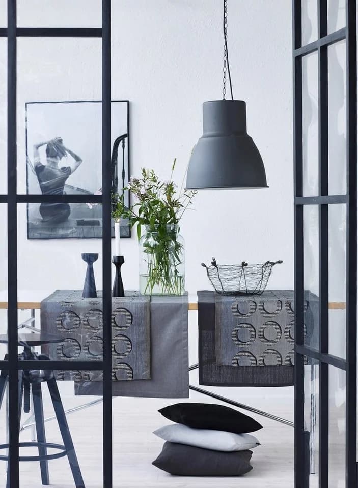 Tischläufer APELT '1710 Loft Style' grau 48x140cm