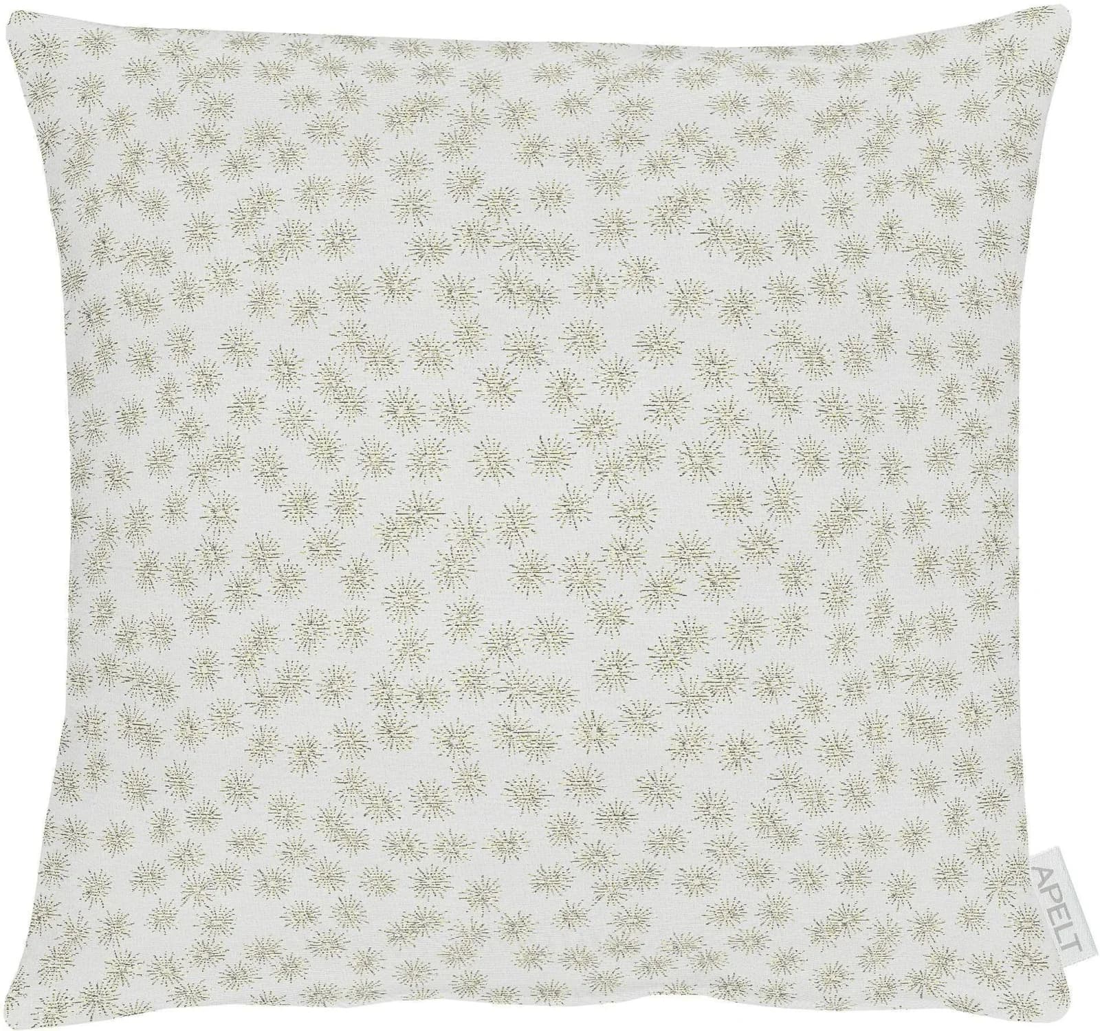 APELT Dekokissen 1501 Gr. 1 Gold Sternchenmotiv Kissenhülle 40x40cm