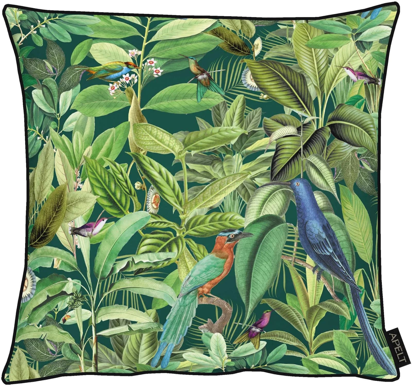 APELT Dekokissen Amazonia Grün 46x46cm Baumwolle Dschungel