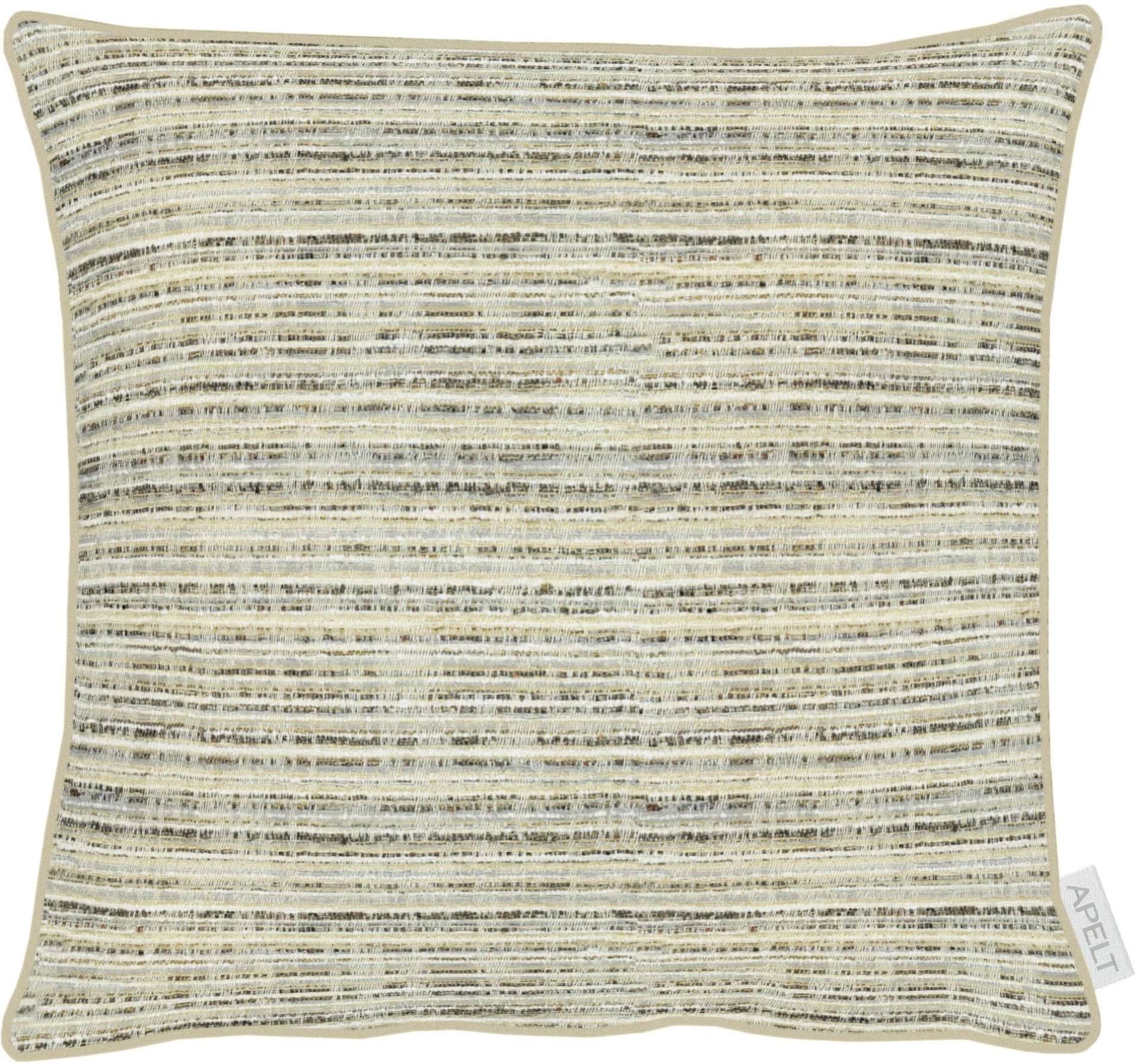 APELT Dekokissen 40x40 cm beige Kissenhülle ohne Füllung