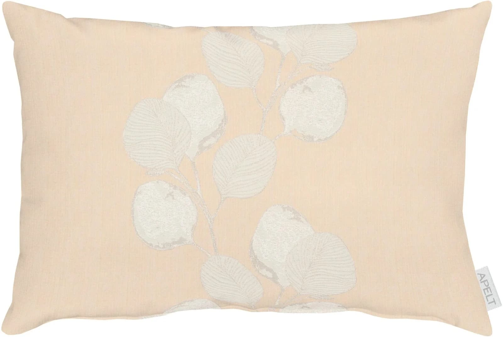 Dekokissen APELT "2717" Gr. 2 Weiß/Apricot Jacquard