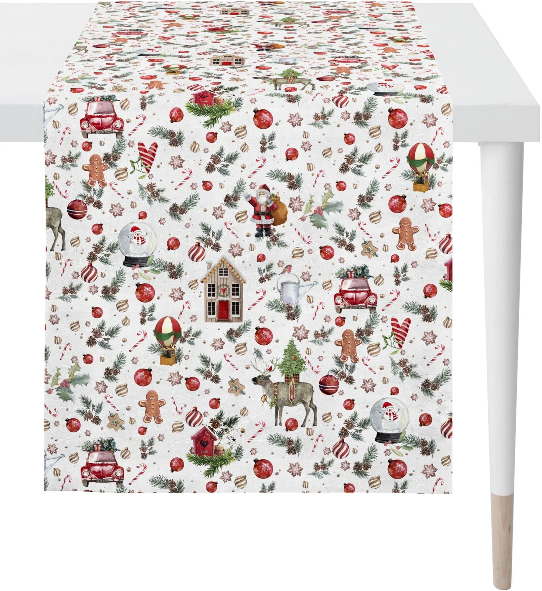 Tischläufer Winterwelt Weihnachten Baumwolle Polyester