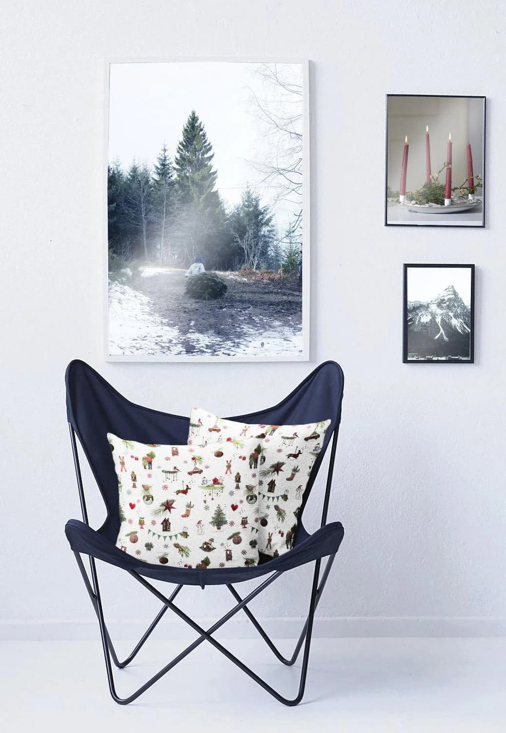 Apelt Dekokissen 6200 Bunt Winterwelt Motiv 39x39cm