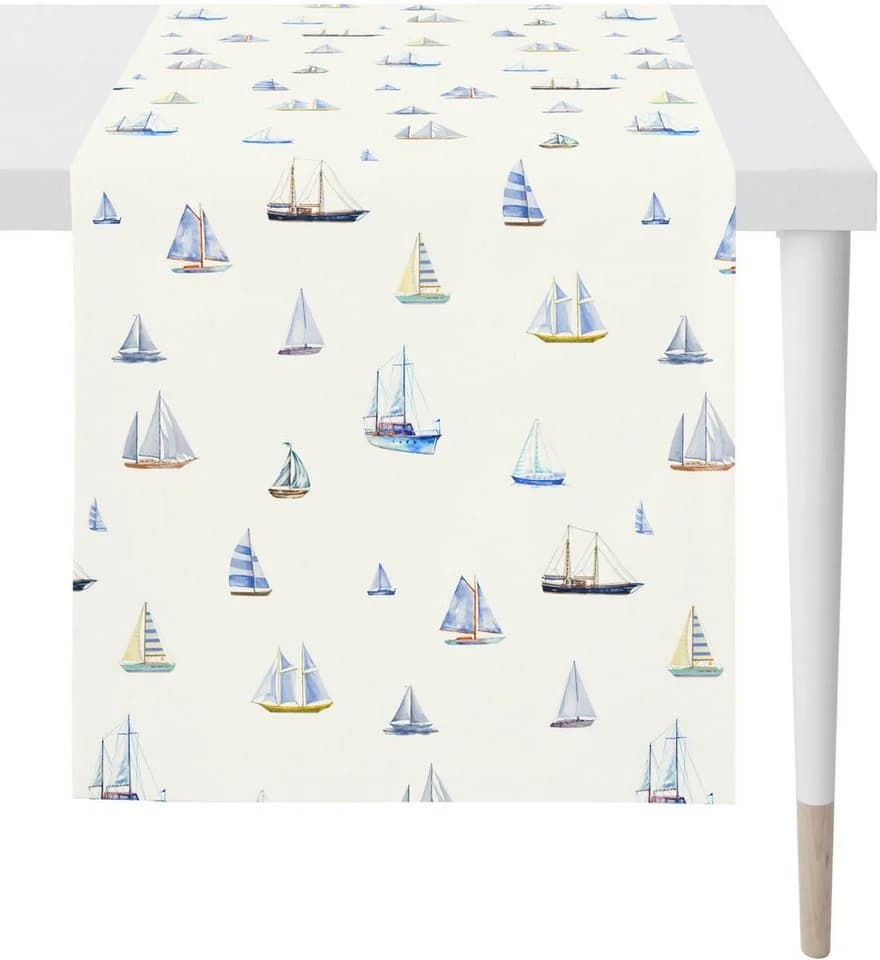 Tischläufer APELT 3911 OUTDOOR Sommerdeko Schiff-Motiv Polyacryl - Bild 2