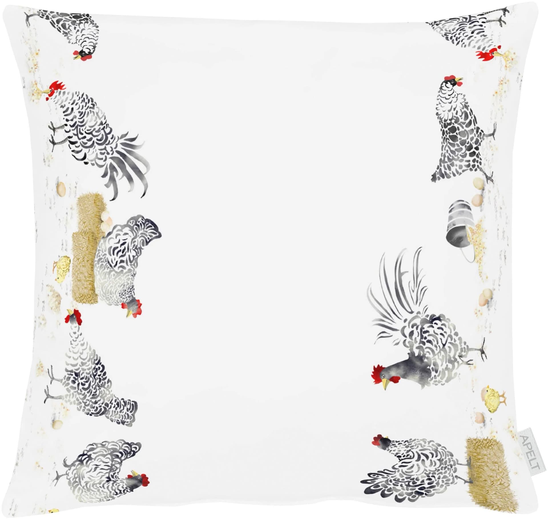 Kissenhülle APELT "6811" Bunt/Weiß 46x46cm Polyester