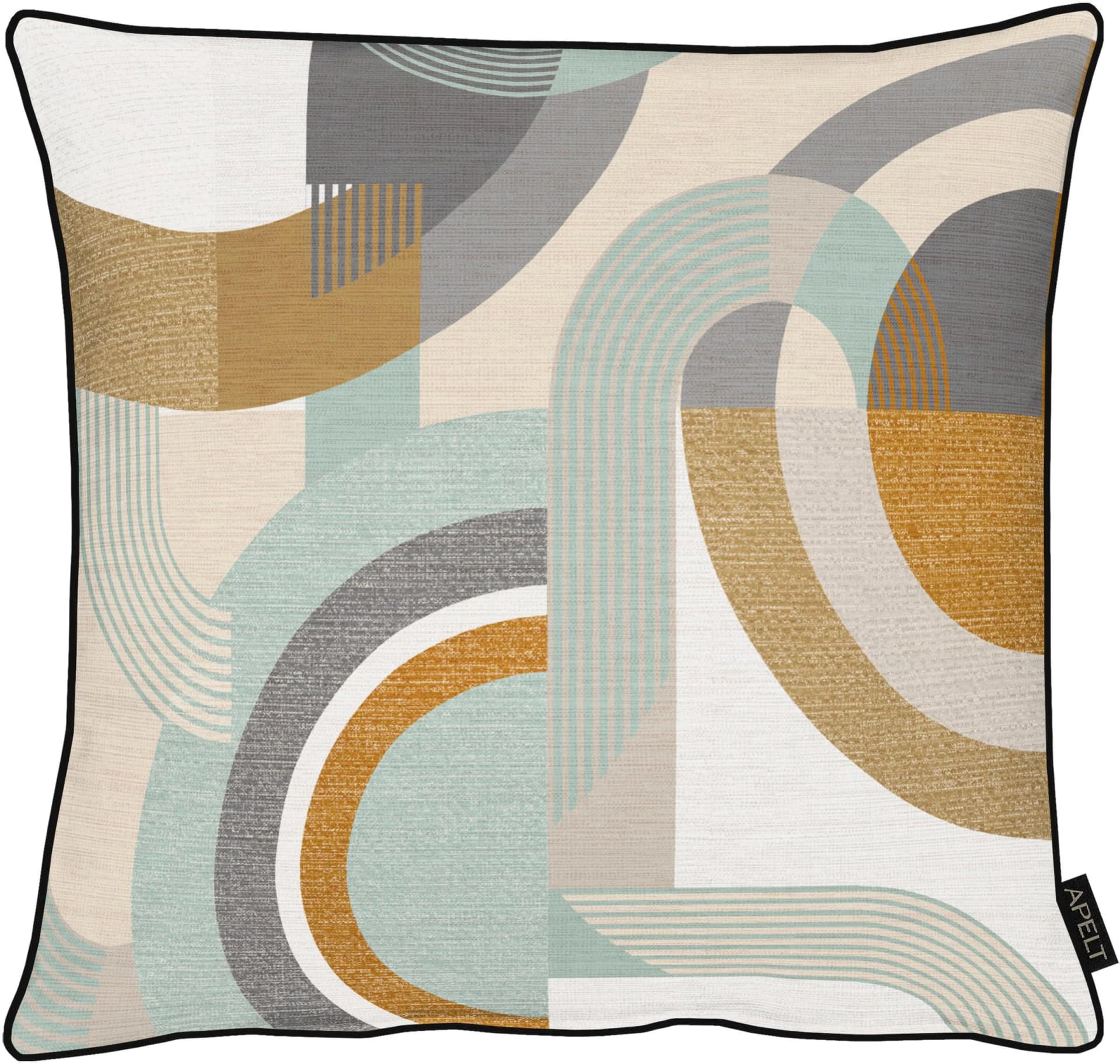 Apelt Kissenhülle Arco 46x46 cm türkis Polyester - Bild 4