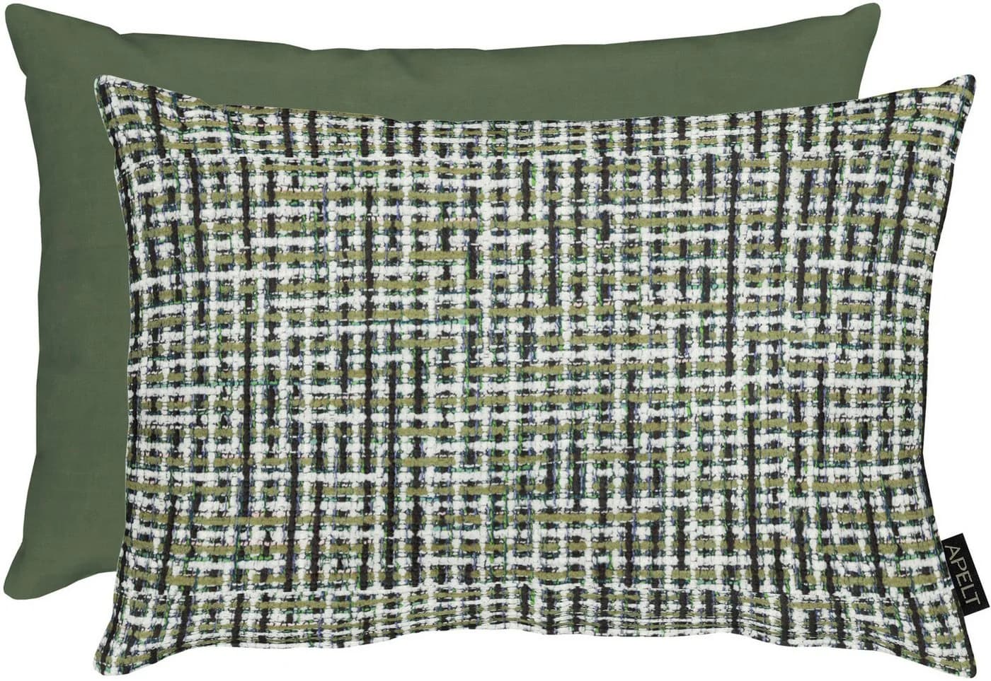 APELT Dekokissen Molly Grün Jacquard 45x45cm - Bild 2