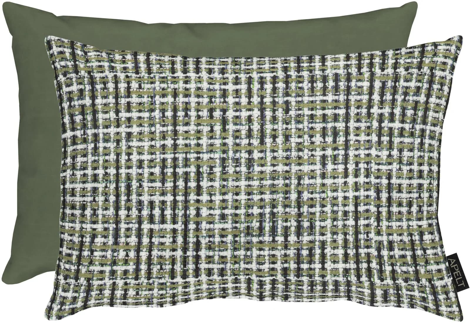 APELT Dekokissen Molly Grün Jacquard 45x45cm - Bild 5
