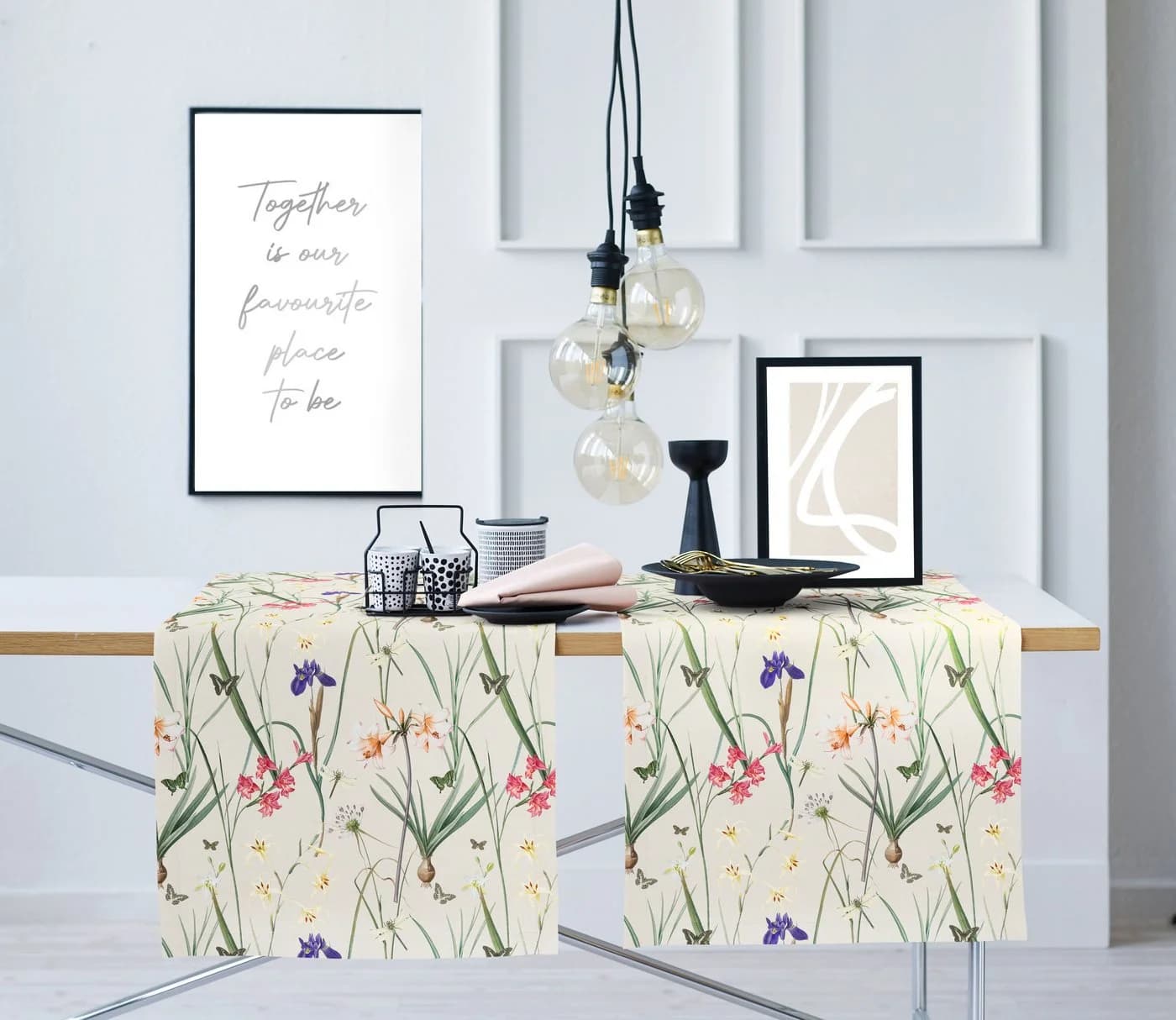 Tischläufer APELT 6720 Beige Baumwolle Polyester