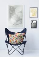 APELT Dekokissen Rio Bunt Grün Orange Gemustert 45x45cm Bild 1