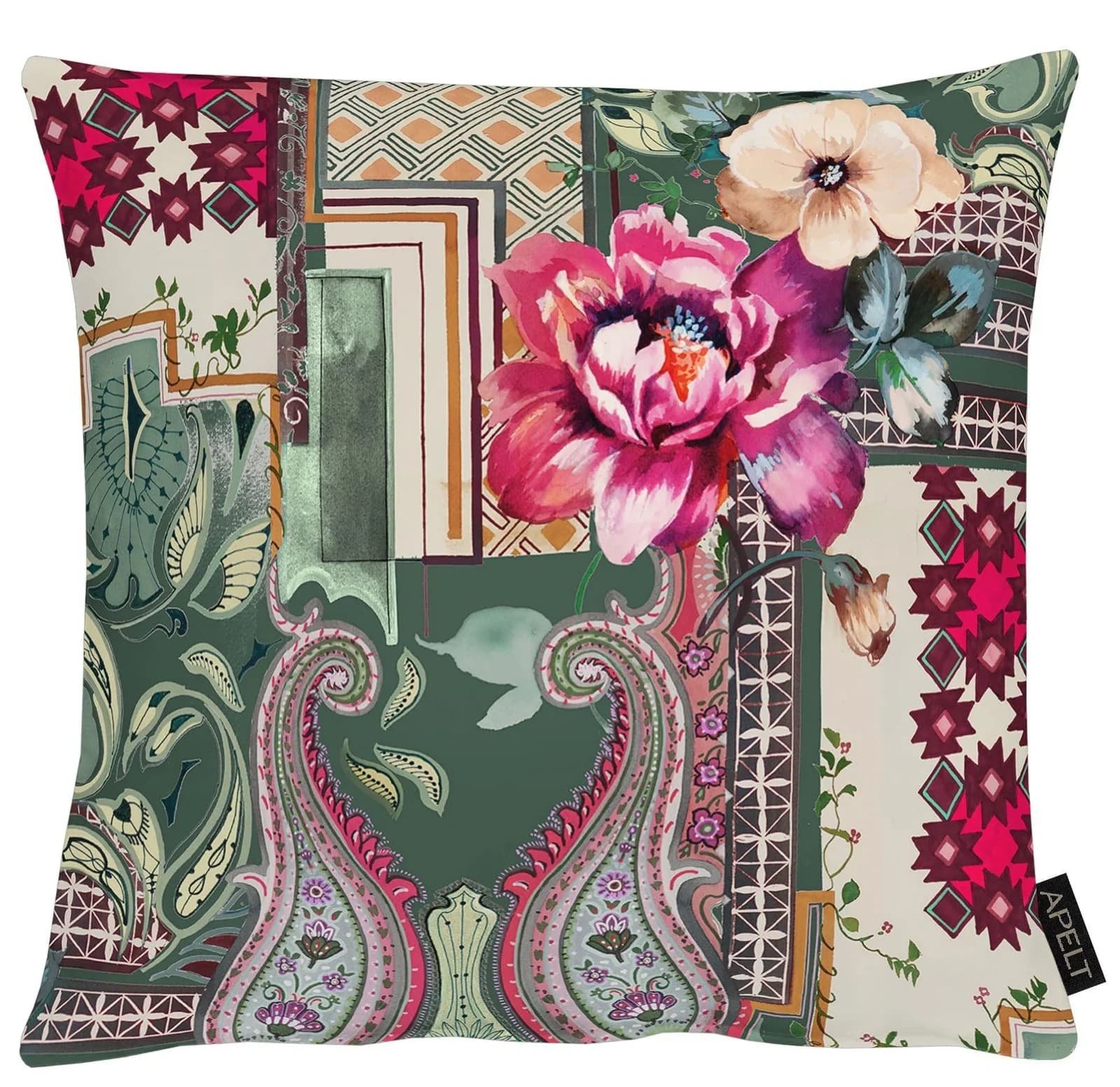 Kissenhülle APELT 3403 Beige Polyester Reißverschluss 40x40 cm