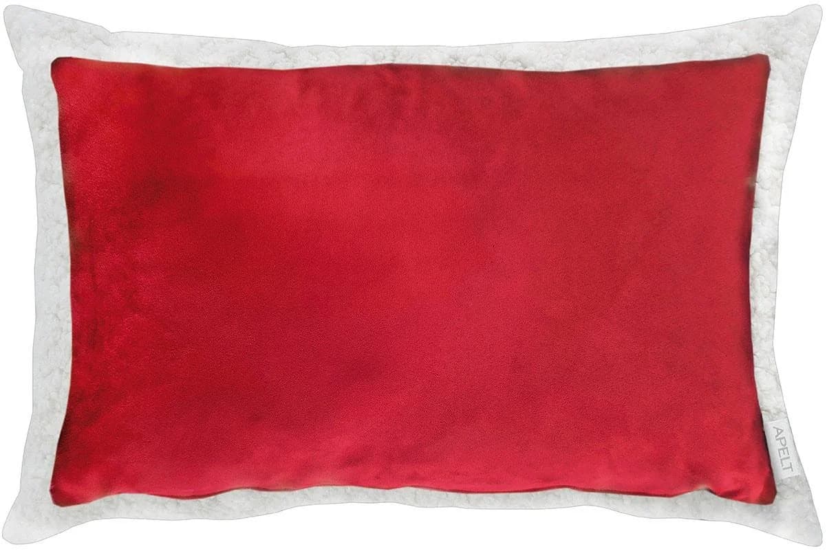 Dekokissen APELT "Montana", weiß (rot, weiß, unifarben), B:40cm H:5cm L:60cm, Polyester
