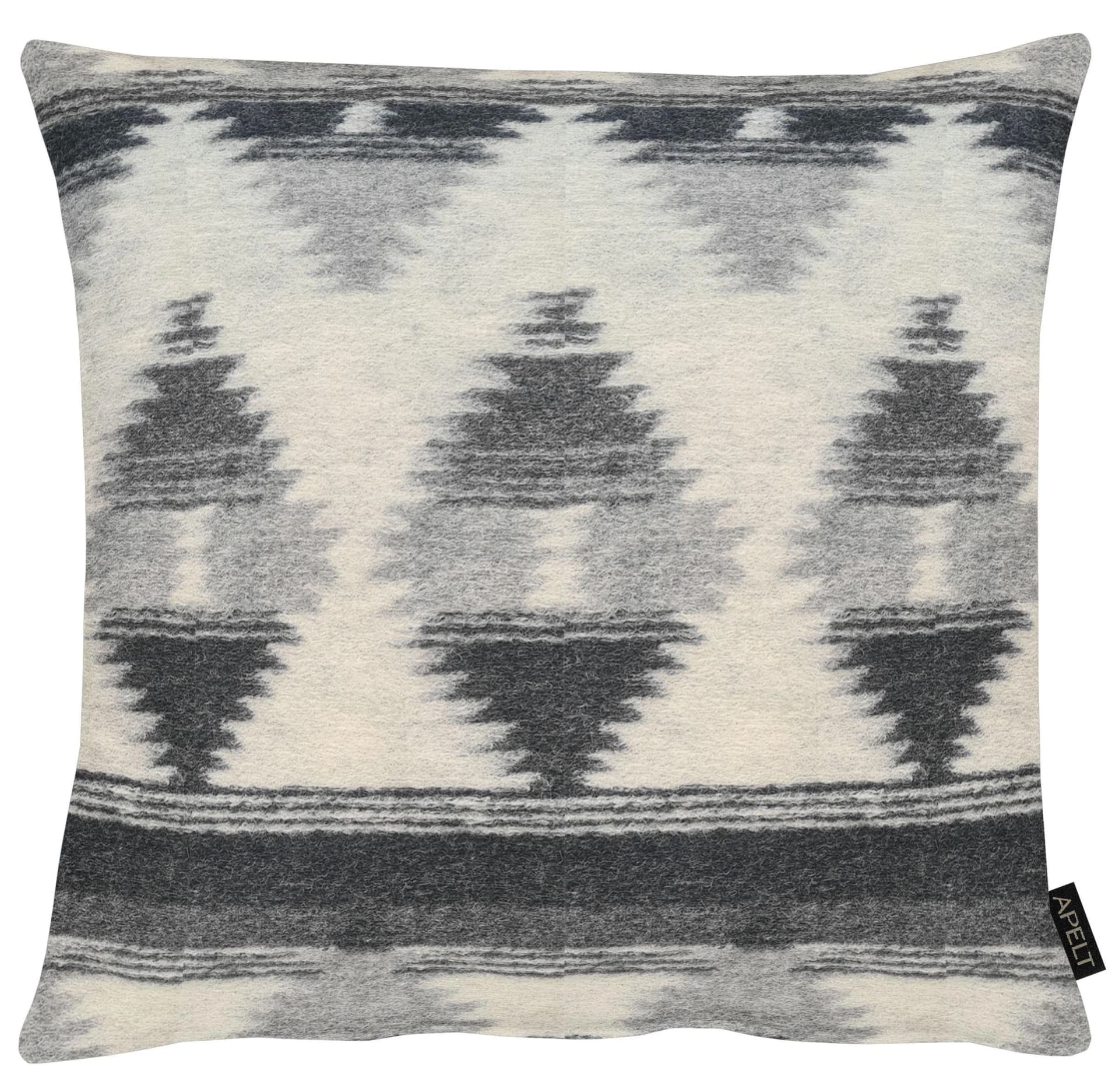 Dekokissen APELT Sierra Grau Wolle Polyester