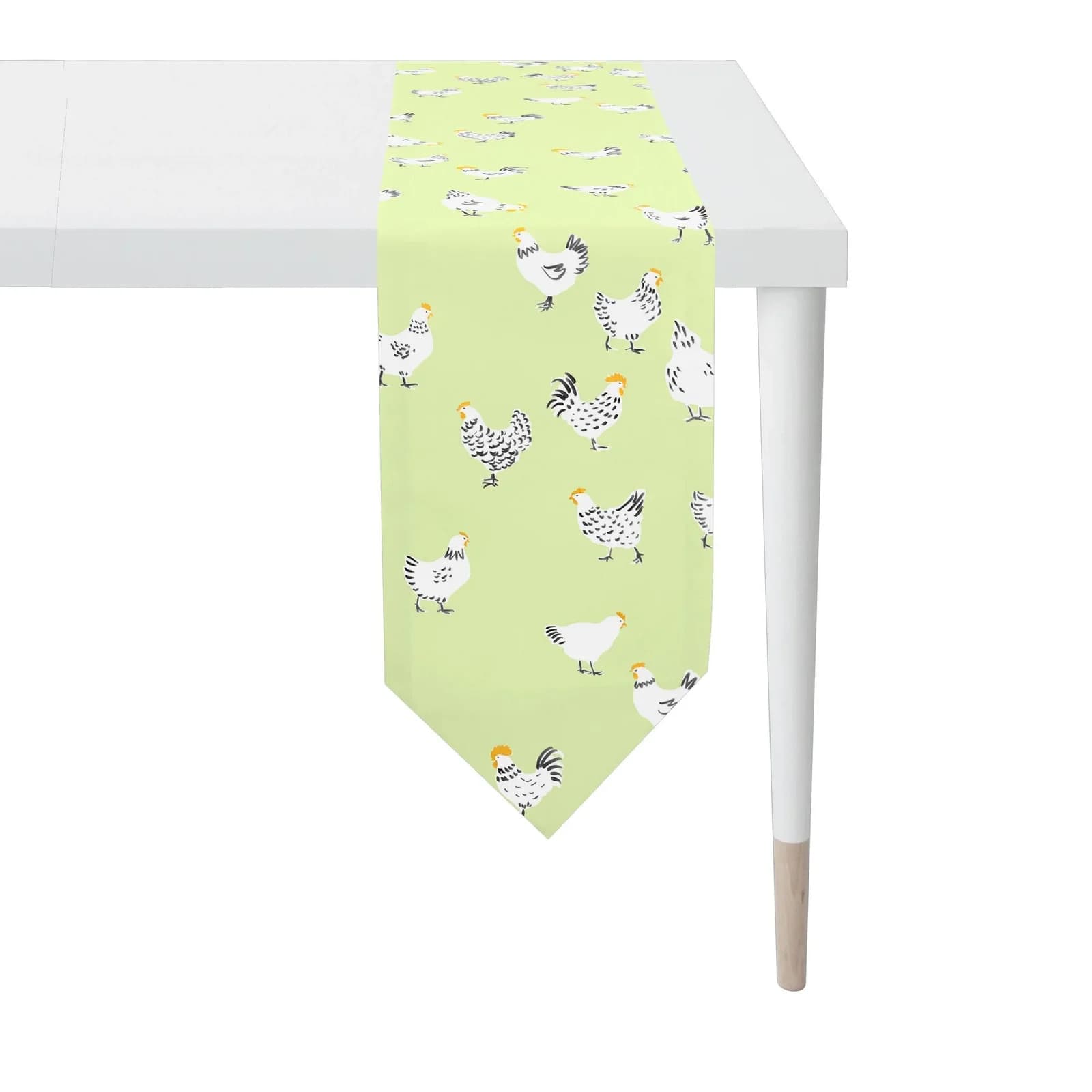 Tischband APELT 3102 Grün Baumwolle-Polyester Tischdecke