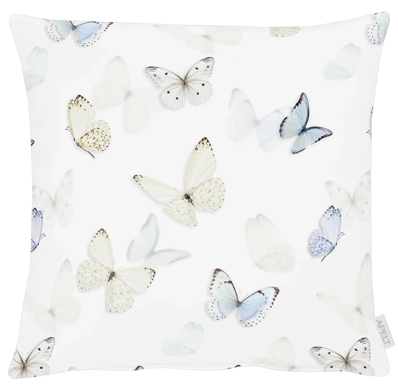Dekokissen APELT 7003 Weiß Natur Blau