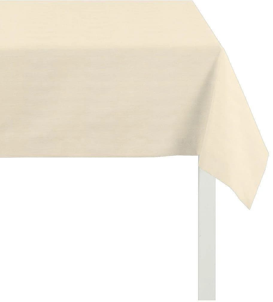 Tischdecke APELT "4362 Rips - UNI" 100x100cm Beige Baumwolle Polyester - Bild 5