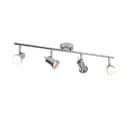 WOFI LED Deckenleuchte 4x 5W Warmweiß Chrom Bild 1