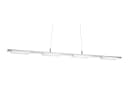 WOFI LED Pendelleuchte Silber matt 4-flammig 87cm Breite Bild 5